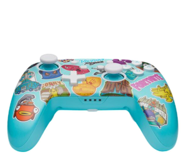 PowerA SWITCH Pad bezprzewodowy Enhanced Fortnite Sticker Mania - 1294392 - zdjęcie 3